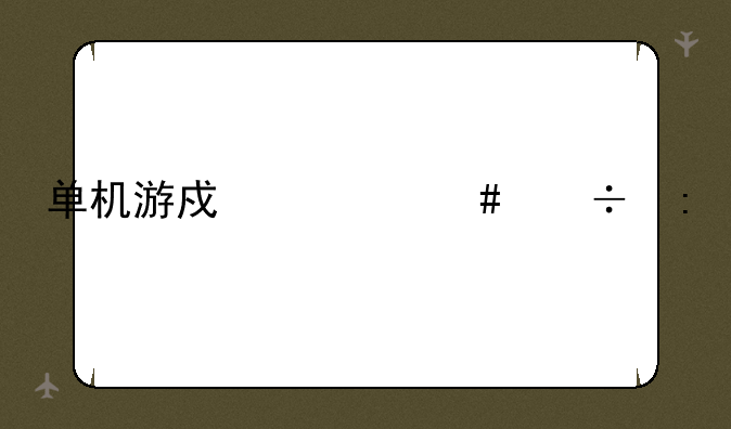 单机游戏什么好玩