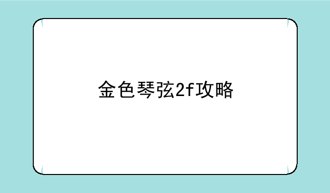 金色琴弦2f攻略