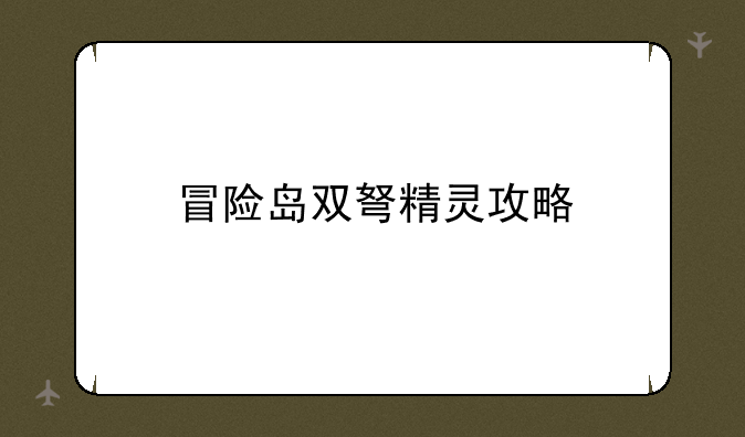 冒险岛双弩精灵攻略