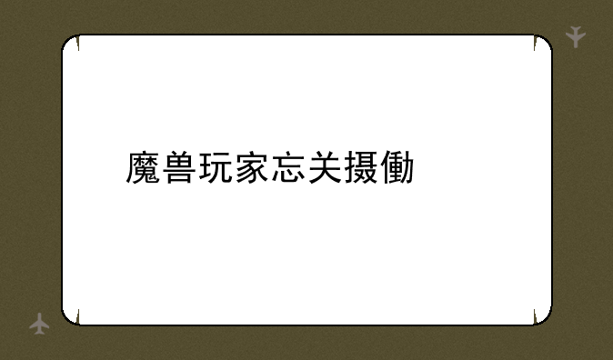 魔兽玩家忘关摄像头
