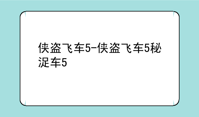 侠盗飞车5-侠盗飞车5秘籍